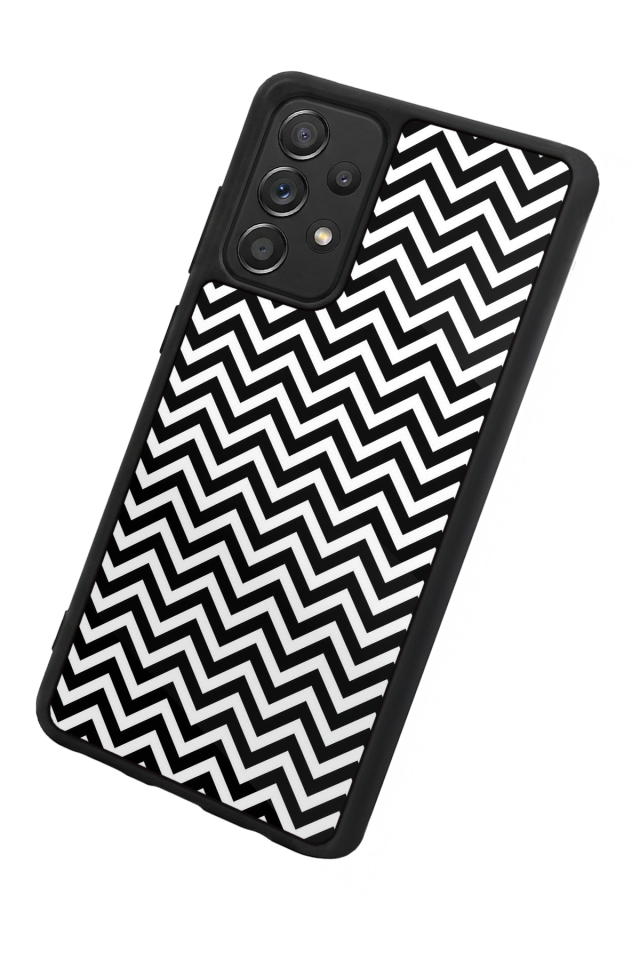 Samsung Galaxy A72 Uyumlu Çizgi Sanatı Tasarımlı Glossy Premium Kılıf