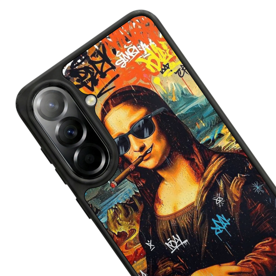 Samsung Galaxy A57 Uyumlu Monalisa Tasarımlı Glossy Premium Kılıf