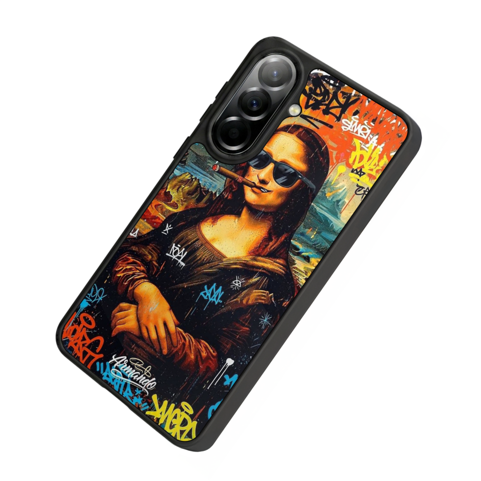 Samsung Galaxy A57 Uyumlu Monalisa Tasarımlı Glossy Premium Kılıf