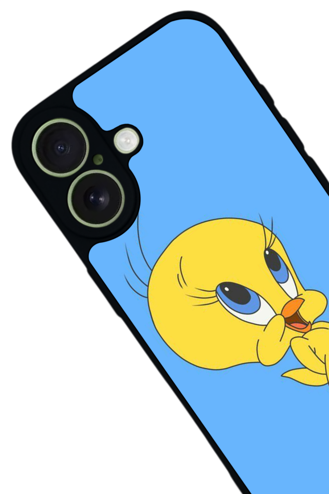 iPhone 17 Uyumlu Tweety Tasarımlı Glossy Premium Kılıf