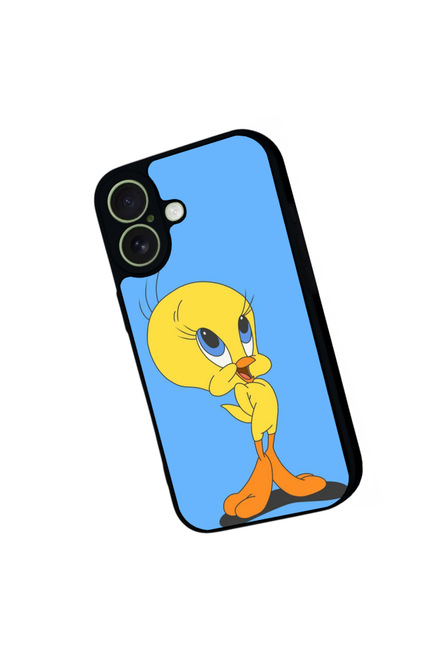 iPhone 17 Uyumlu Tweety Tasarımlı Glossy Premium Kılıf