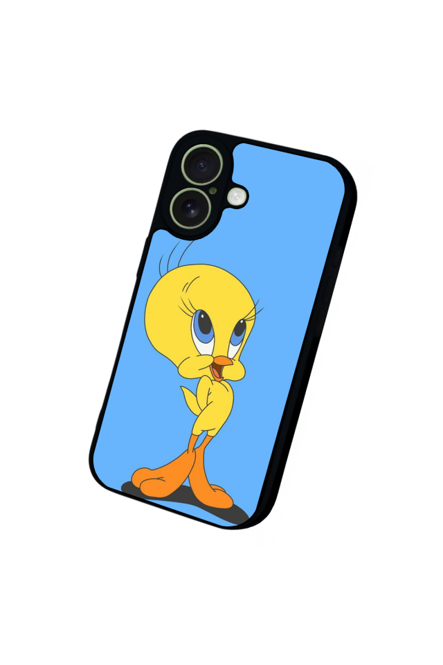 iPhone 17 Uyumlu Tweety Tasarımlı Glossy Premium Kılıf