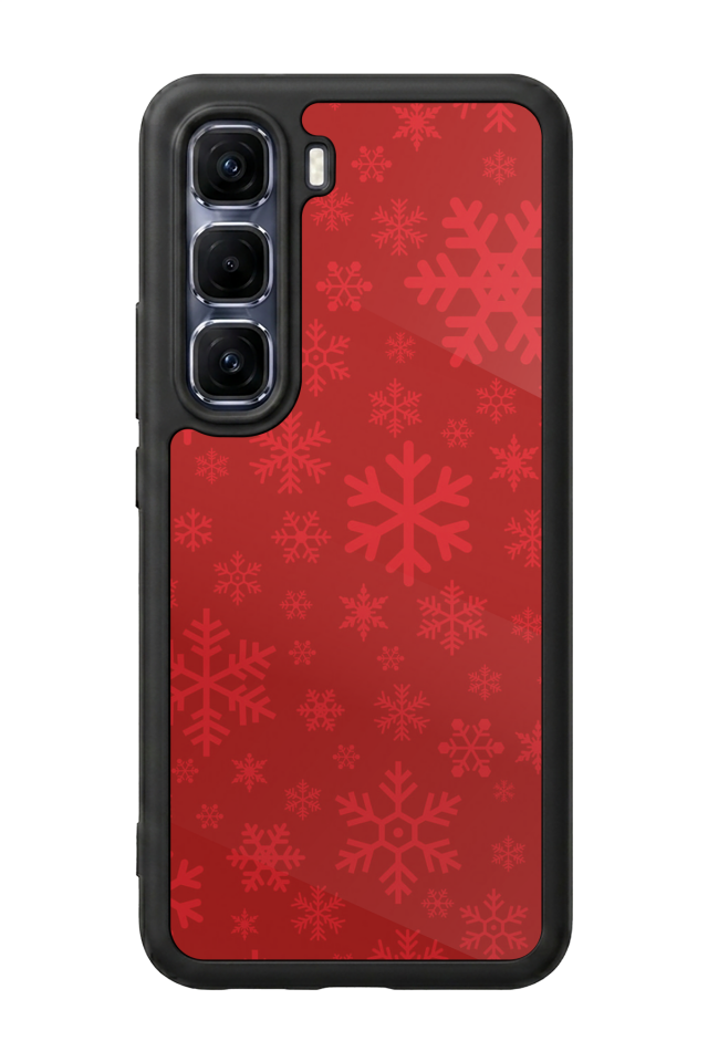 Infinix Hot 60 Pro Plus Uyumlu Yilbasi Christmas Tasarımlı Glossy Premium Kılıf