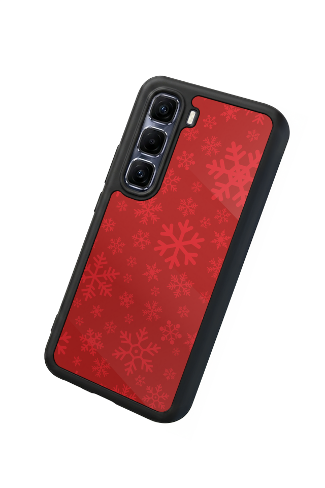 Infinix Hot 60 Pro Plus Uyumlu Yilbasi Christmas Tasarımlı Glossy Premium Kılıf