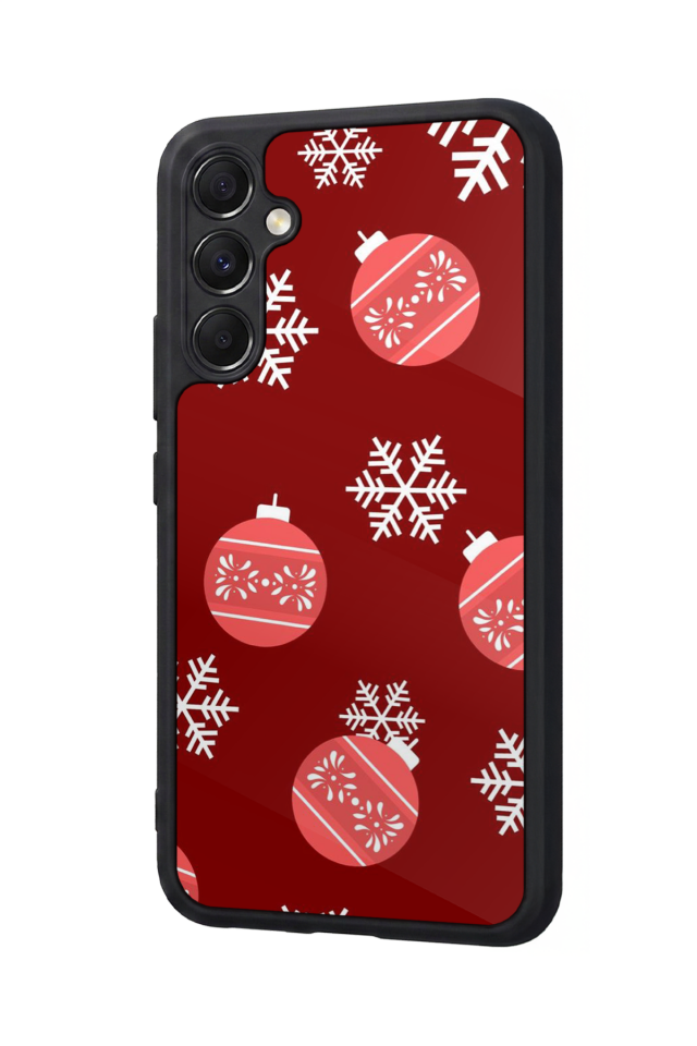 Samsung Galaxy A34 Uyumlu Yilbasi Christmas Tasarımlı Glossy Premium Kılıf