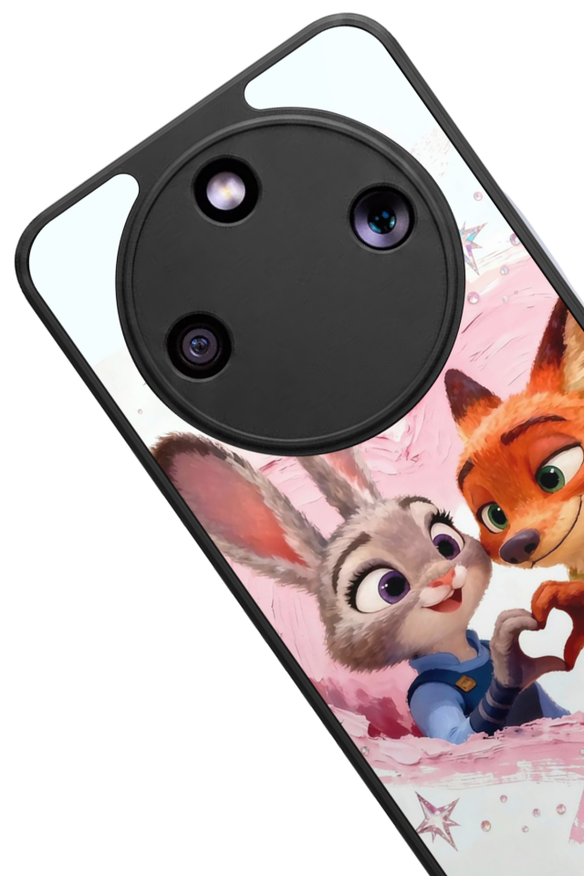 Honor Magic 8 Lite Uyumlu T-ReHonor Magic 8 Lite Tasarımlı Glossy Premium Kılıf