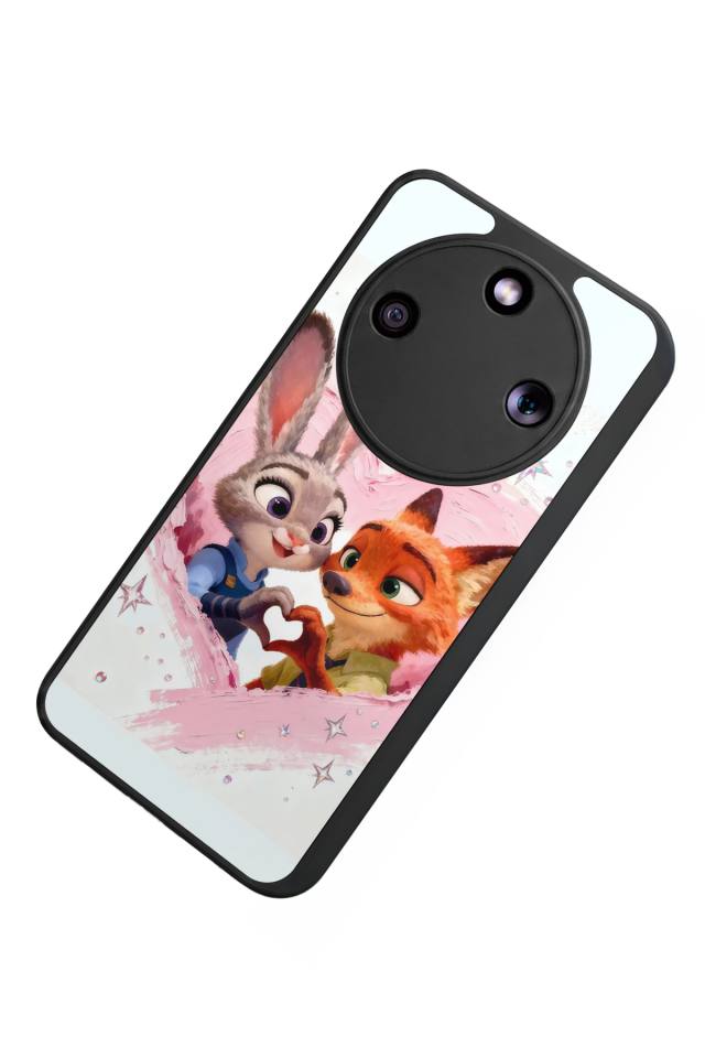 Honor Magic 8 Lite Uyumlu T-ReHonor Magic 8 Lite Tasarımlı Glossy Premium Kılıf