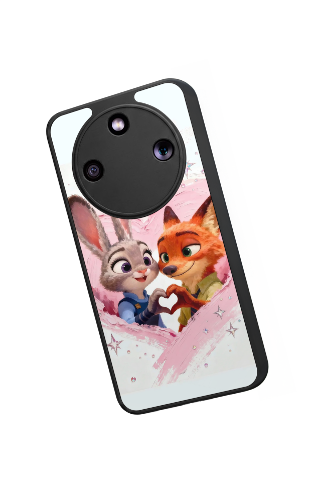 Honor Magic 8 Lite Uyumlu T-ReHonor Magic 8 Lite Tasarımlı Glossy Premium Kılıf