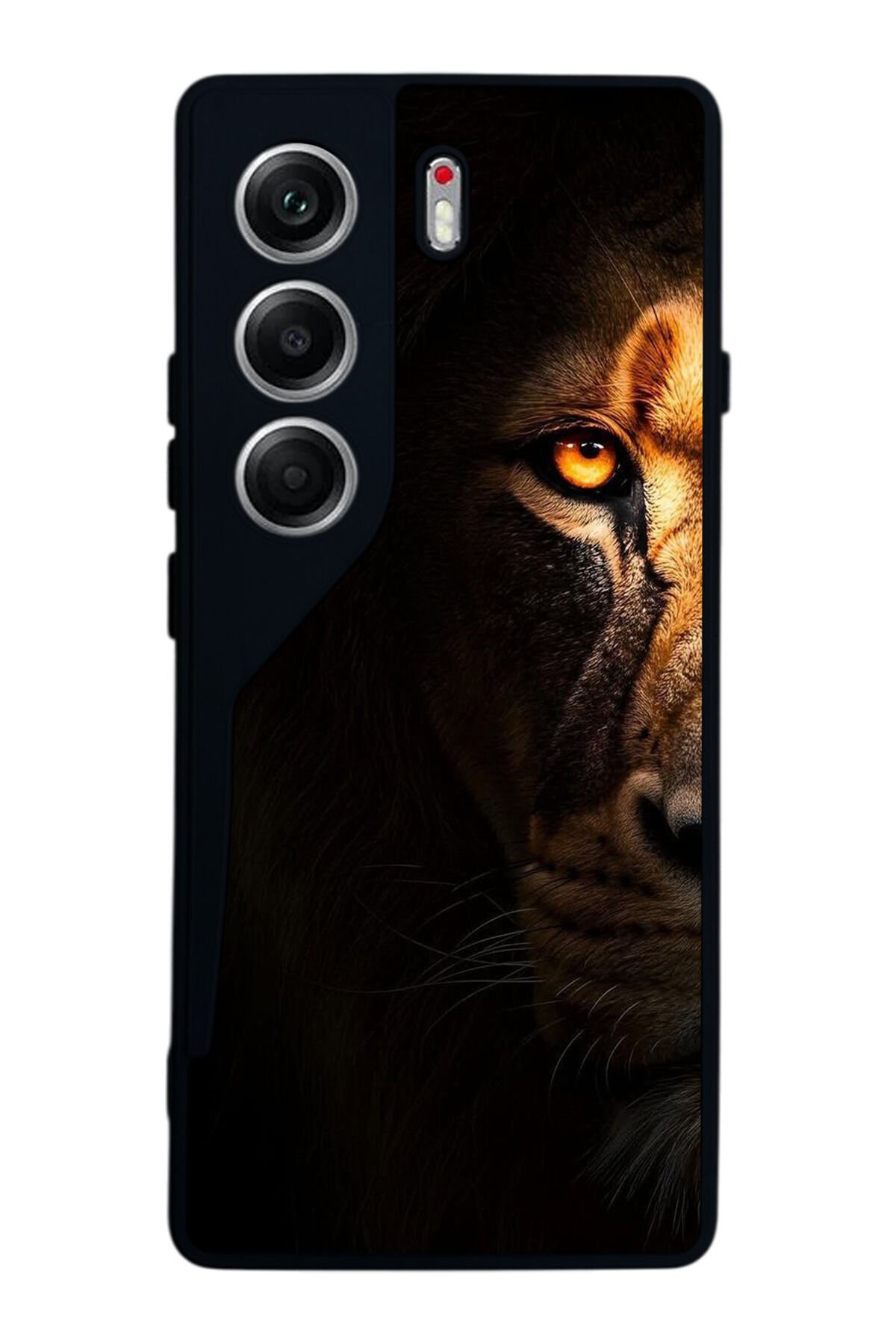 Tecno Camon 40 Uyumlu Aslan Tasarımlı Glossy Premium Kılıf