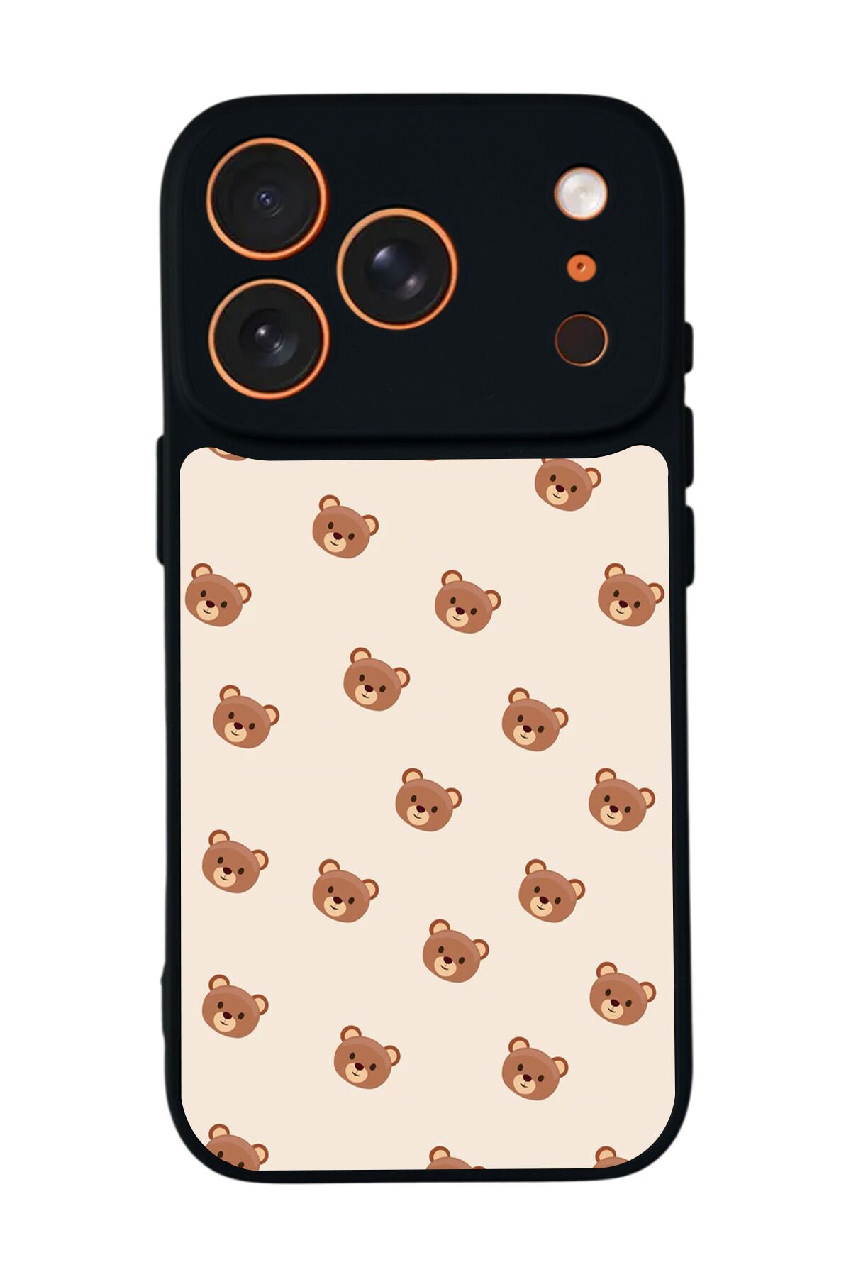 iPhone 17 Pro Max Uyumlu Ayı Tasarımlı Glossy Premium Kılıf