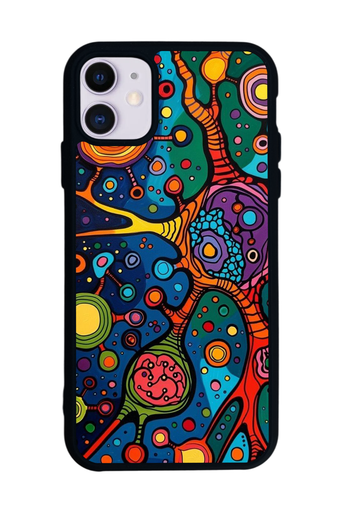 iPhone 11 Uyumlu Abstract Tasarımlı Glossy Premium Kılıf