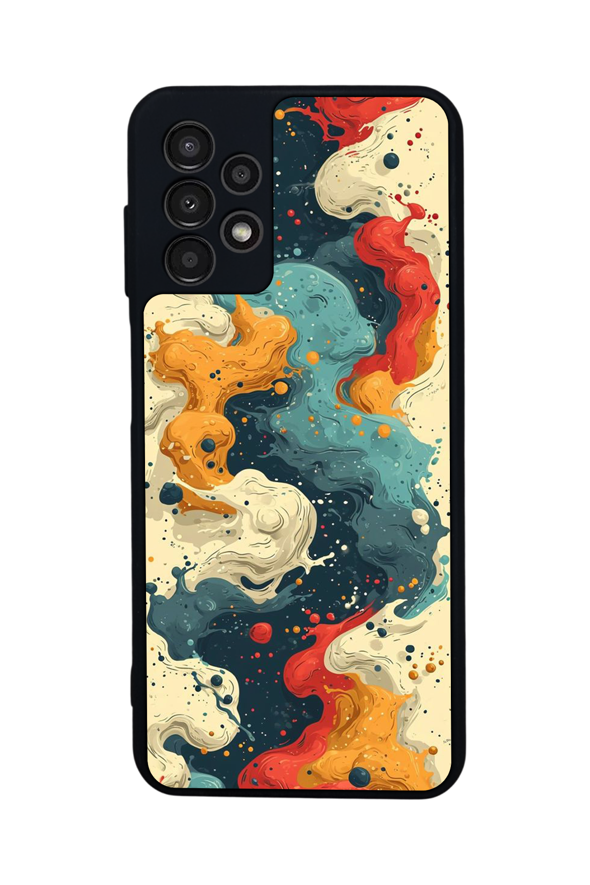 Samsung Galaxy A13 Uyumlu Abstract Tasarımlı Glossy Premium Kılıf