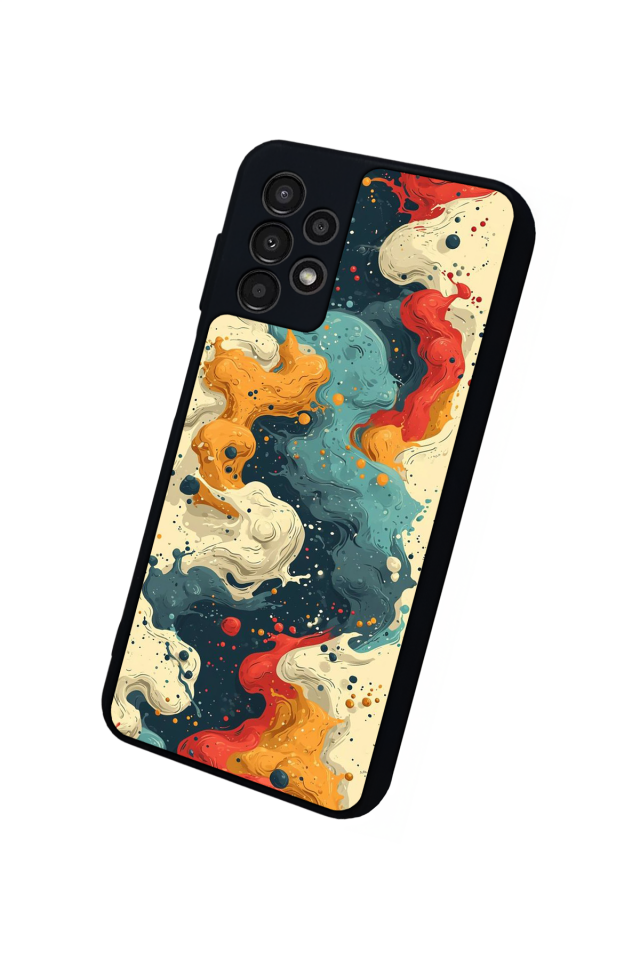 Samsung Galaxy A13 Uyumlu Abstract Tasarımlı Glossy Premium Kılıf