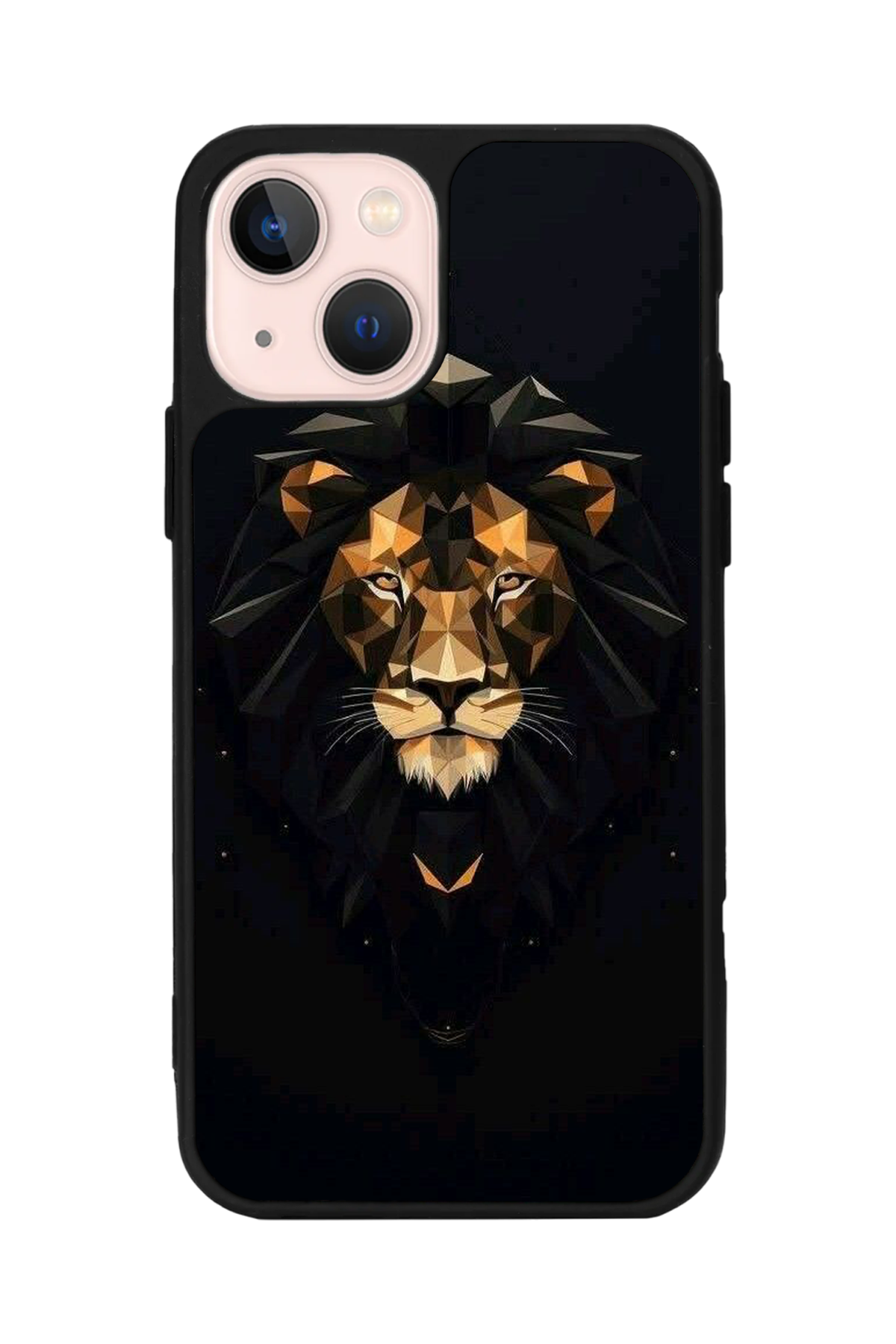 iPhone 14 Plus Uyumlu Aslan Tasarımlı Glossy Premium Kılıf