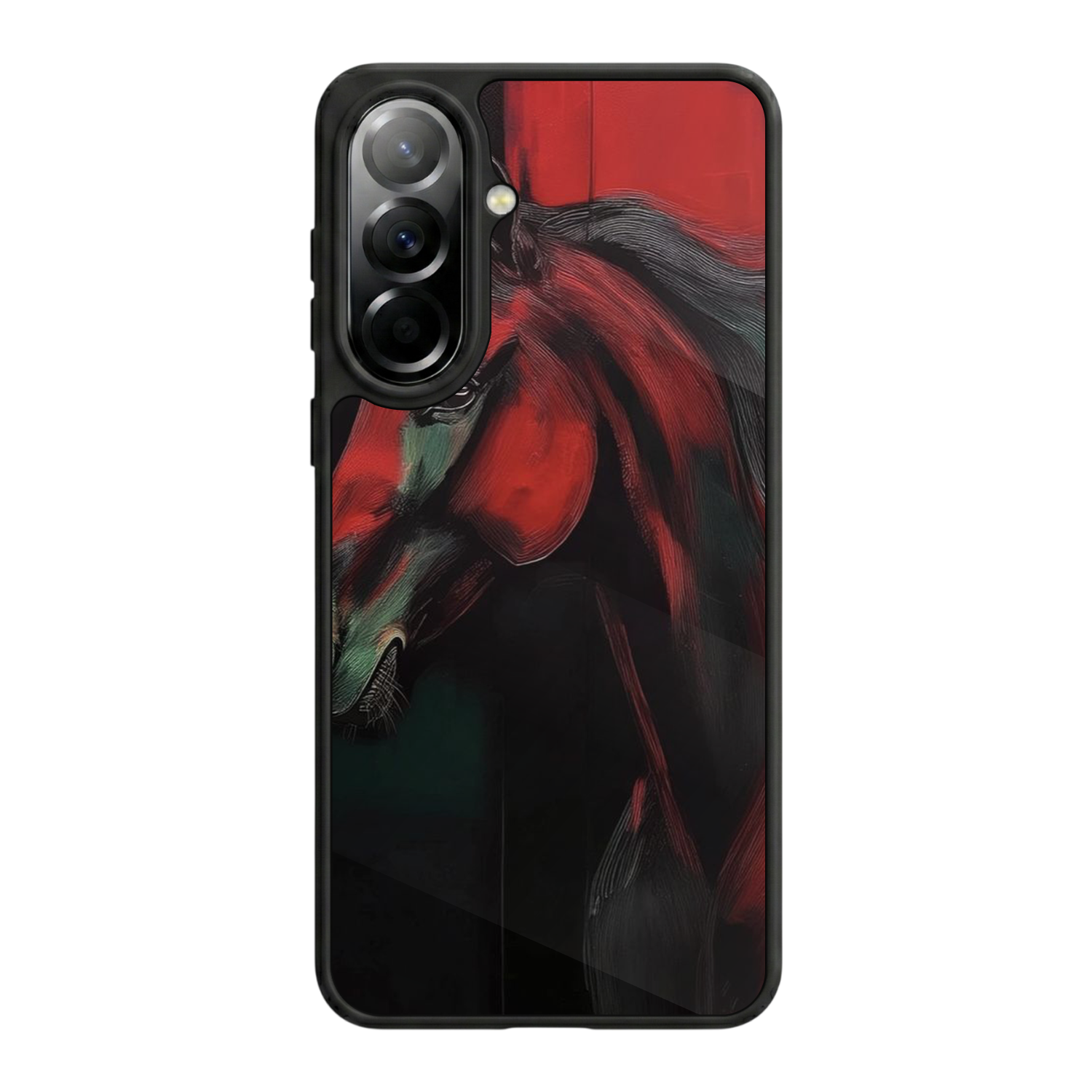 Samsung Galaxy A37 Uyumlu At Horse Tasarımlı Glossy Premium Kılıf