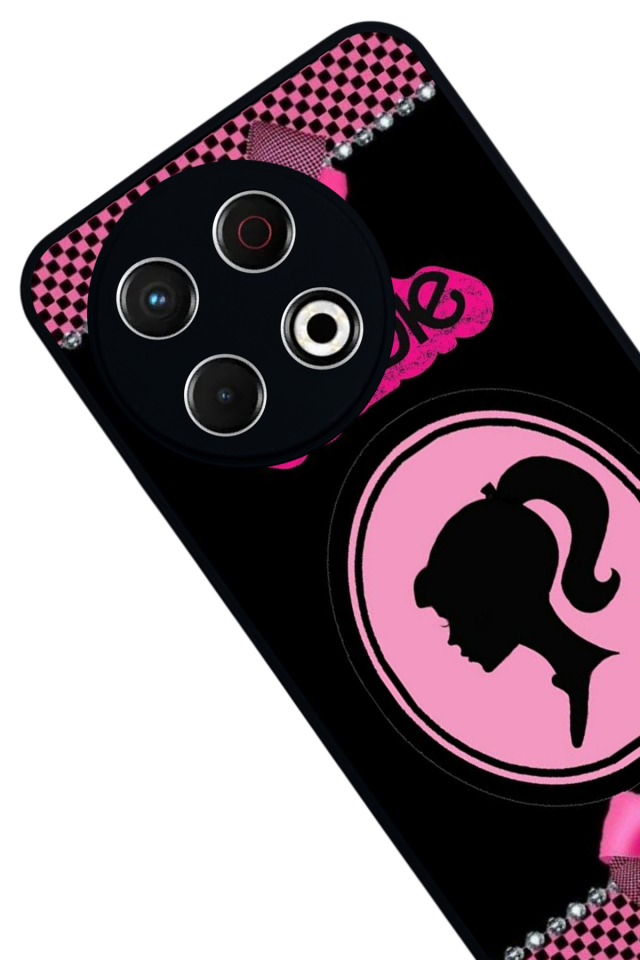 Tecno Spark 30 Pro Uyumlu Barbie Tasarımlı Glossy Premium Kılıf