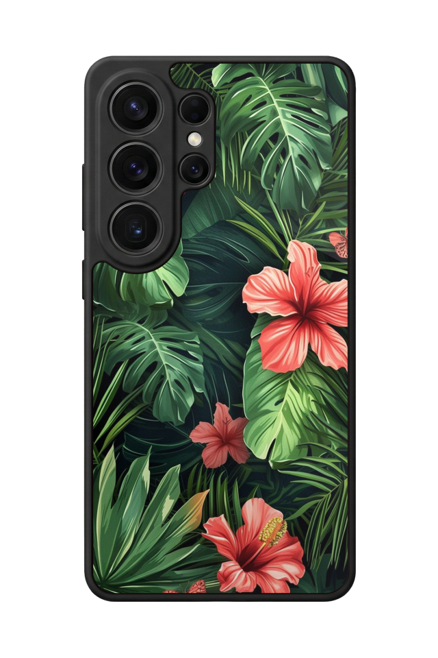 Samsung Galaxy S26 Ultra Uyumlu Botanik Tasarımlı Glossy Premium Kılıf