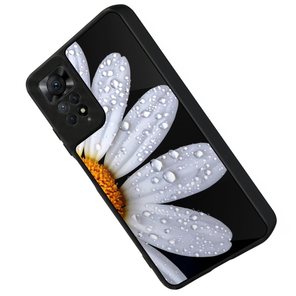 Xiaomi Redmi Note 11 Pro Uyumlu Cicek Tasarımlı Glossy Premium Kılıf