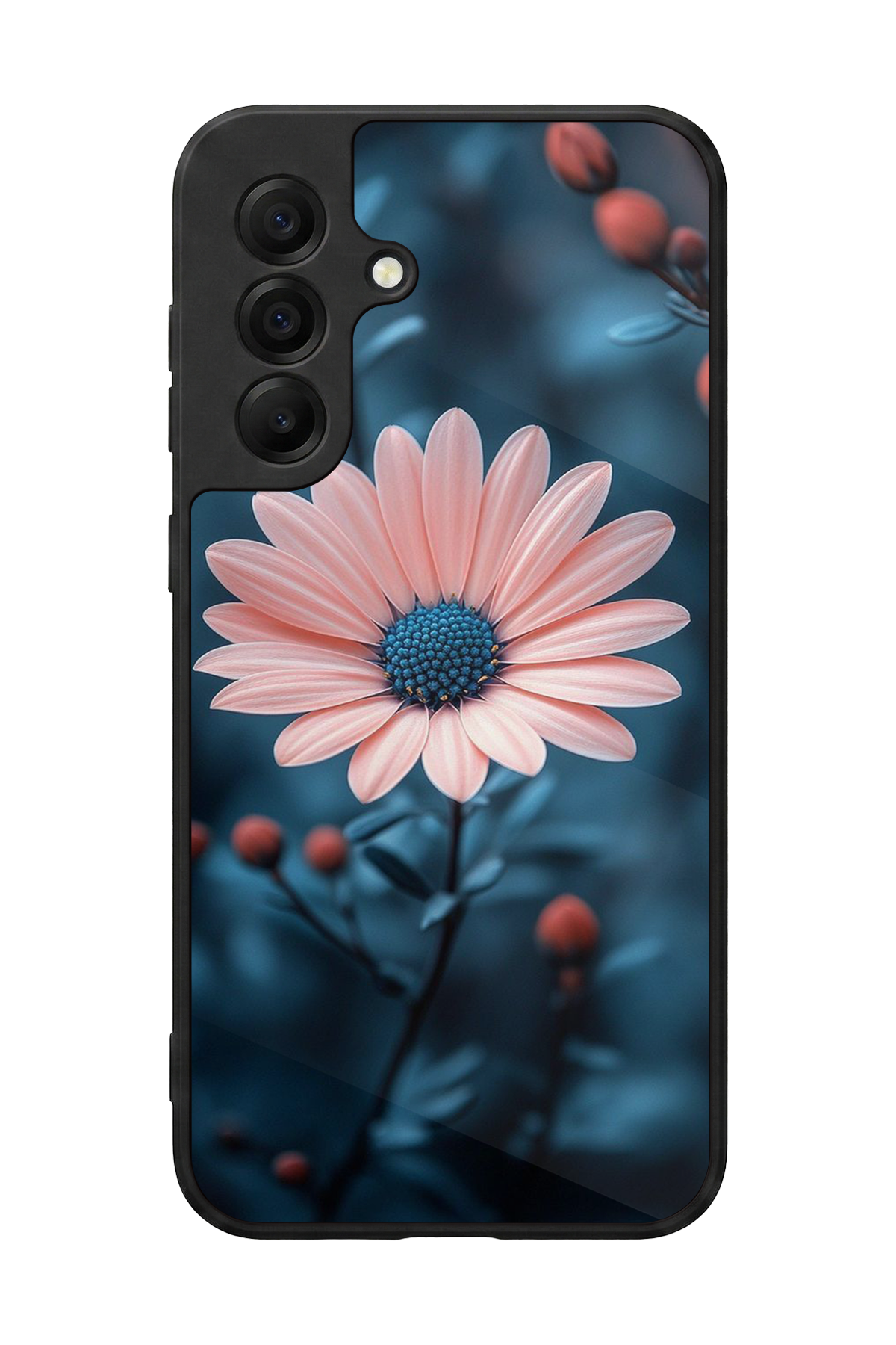 Samsung Galaxy A17 Uyumlu Cicek Tasarımlı Glossy Premium Kılıf