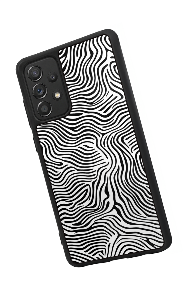 Samsung Galaxy A72 Uyumlu Çizgi Sanatı Tasarımlı Glossy Premium Kılıf