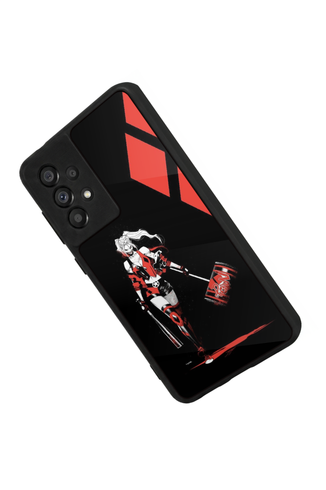 Samsung Galaxy A73 Uyumlu HarleyQueen Tasarımlı Glossy Premium Kılıf