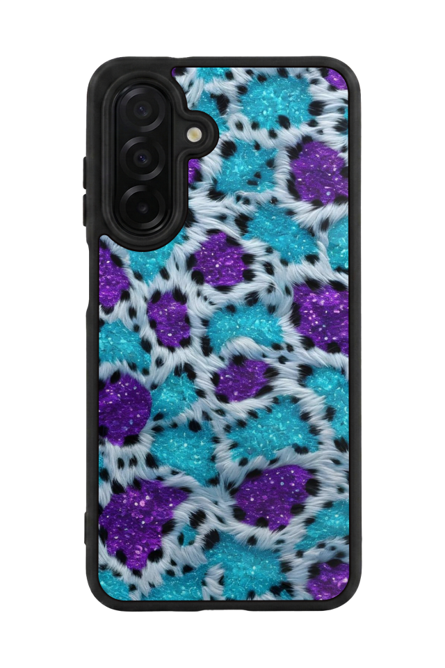 Samsung Galaxy A36 Uyumlu Hologram Leopar Tasarımlı Glossy Premium Kılıf