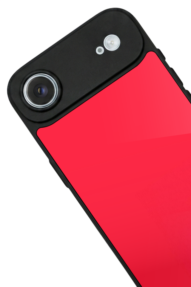 iPhone 17 Air Uyumlu Kirmizi Tasarımlı Glossy Premium Kılıf