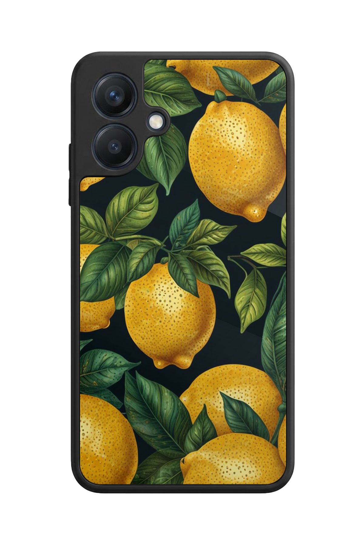 Samsung Galaxy A07 Uyumlu Limon Tasarımlı Glossy Premium Kılıf