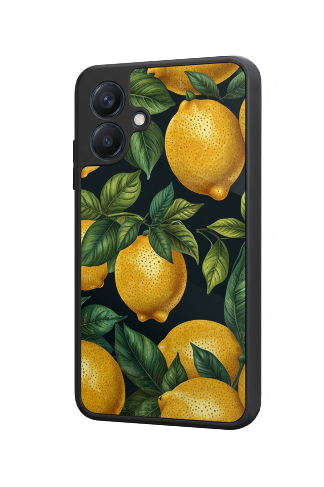 Samsung Galaxy A07 Uyumlu Limon Tasarımlı Glossy Premium Kılıf