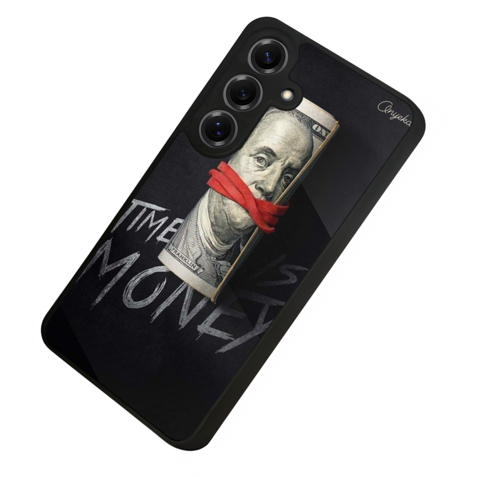 Samsung Galaxy S25 Uyumlu Para Tasarımlı Glossy Premium Kılıf