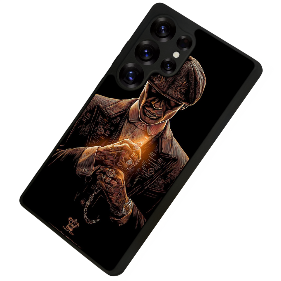 Samsung Galaxy S25 Ultra Uyumlu Peaky Blinders Tasarımlı Glossy Premium Kılıf