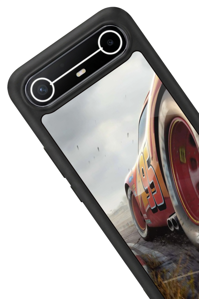 Tecno Spark Slim 5G Uyumlu Şimsek McQueen Tasarımlı Glossy Premium Kılıf