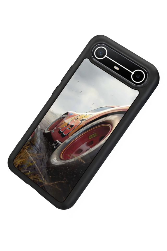 Tecno Spark Slim 5G Uyumlu Şimsek McQueen Tasarımlı Glossy Premium Kılıf
