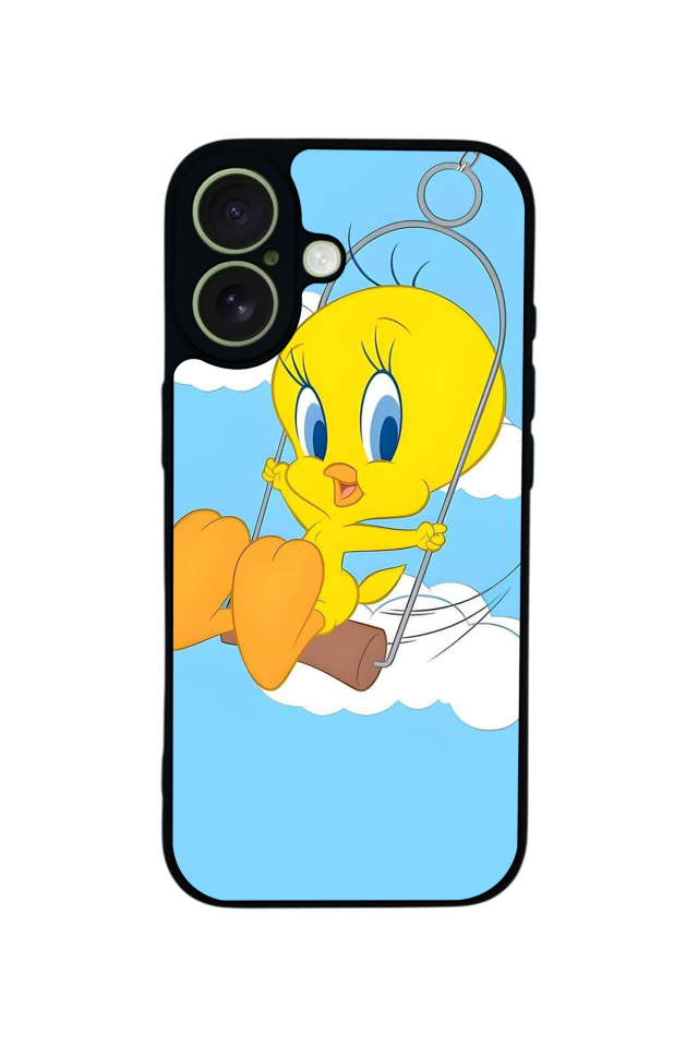 iPhone 17 Uyumlu Tweety Tasarımlı Glossy Premium Kılıf