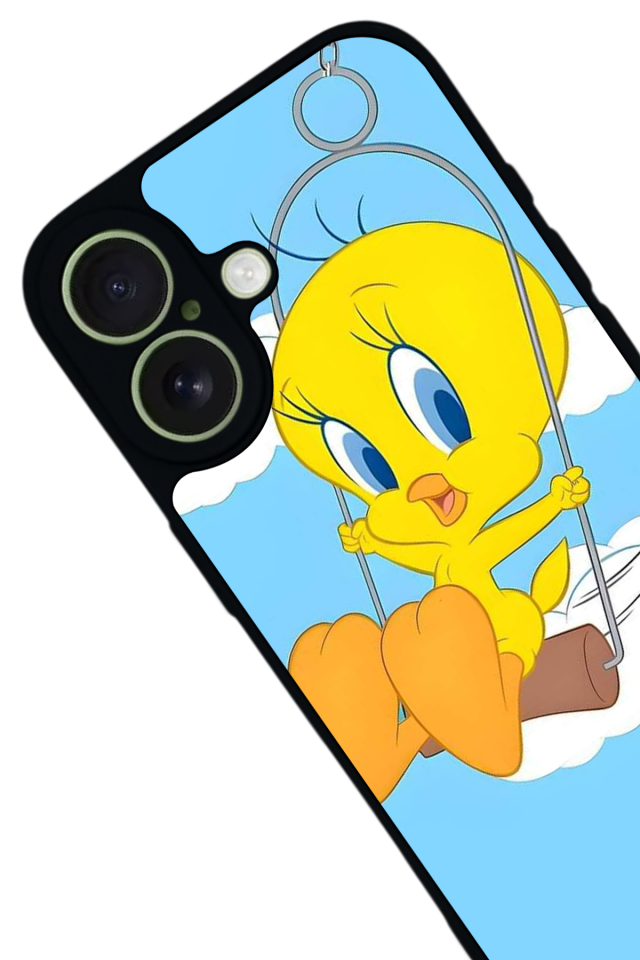 iPhone 17 Uyumlu Tweety Tasarımlı Glossy Premium Kılıf