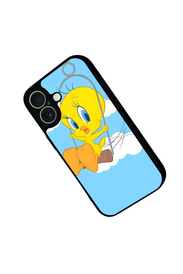 iPhone 17 Uyumlu Tweety Tasarımlı Glossy Premium Kılıf