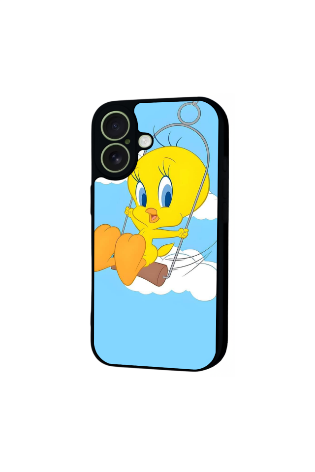 iPhone 17 Uyumlu Tweety Tasarımlı Glossy Premium Kılıf