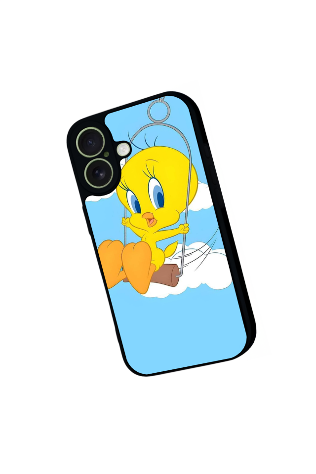 iPhone 17 Uyumlu Tweety Tasarımlı Glossy Premium Kılıf