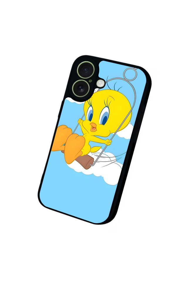 iPhone 17 Uyumlu Tweety Tasarımlı Glossy Premium Kılıf