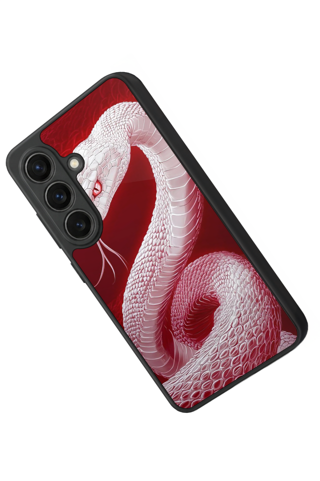 Samsung Galaxy S26 Uyumlu Yılan Tasarımlı Glossy Premium Kılıf