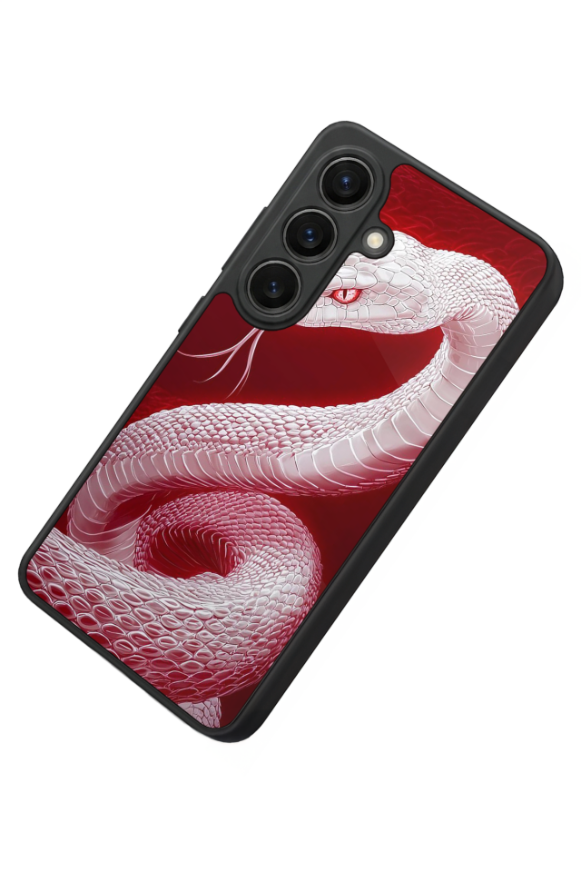 Samsung Galaxy S26 Uyumlu Yılan Tasarımlı Glossy Premium Kılıf