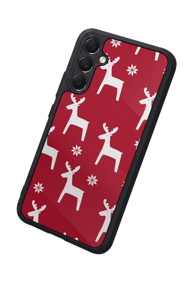 Samsung Galaxy A34 Uyumlu Yilbasi Christmas Tasarımlı Glossy Premium Kılıf