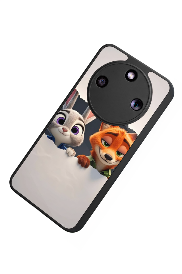 Honor Magic 8 Lite Uyumlu Zootropolis Tasarımlı Glossy Premium Kılıf