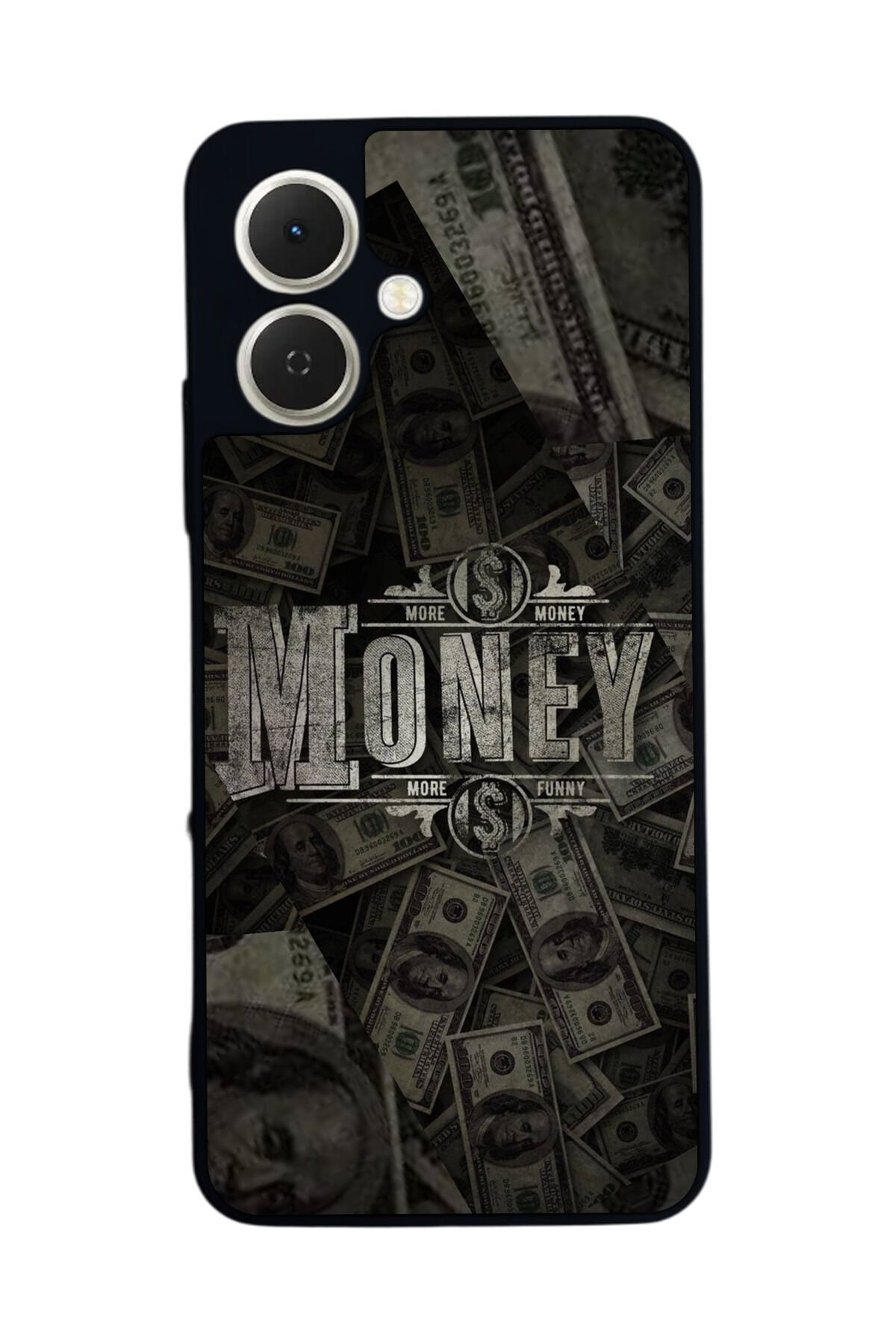 Tecno Spark GO 2 Uyumlu Money Para Tasarımlı Glossy Premium Kılıf