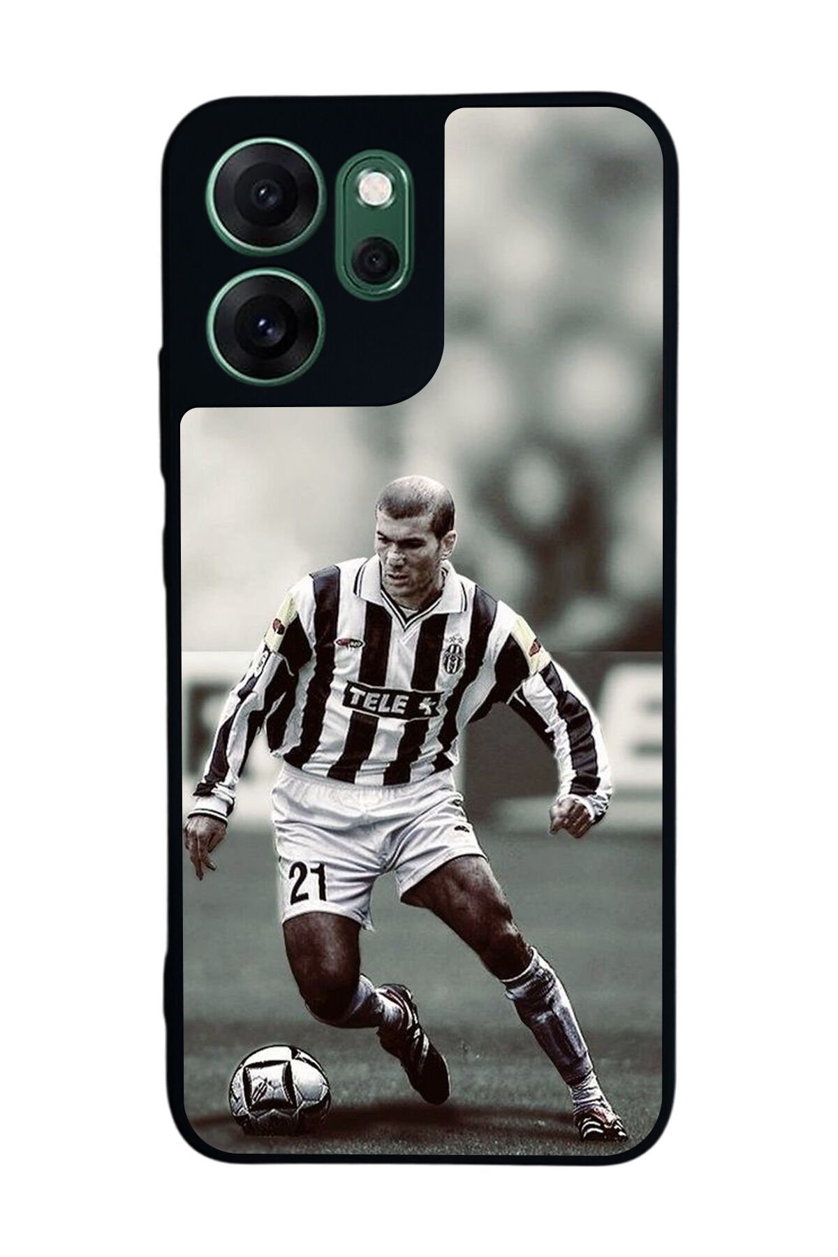 Oppo Reno 14F Uyumlu Zidane Tasarımlı Glossy Premium Kılıf