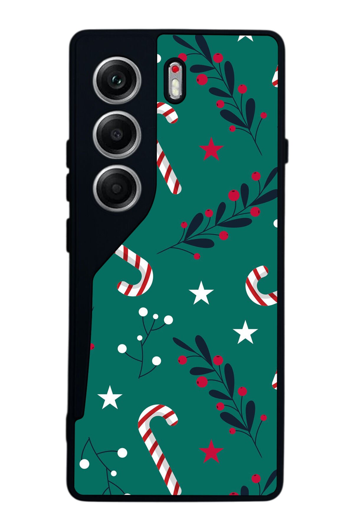 Tecno Camon 40 Uyumlu Yilbasi Christmas Tasarımlı Glossy Premium Kılıf