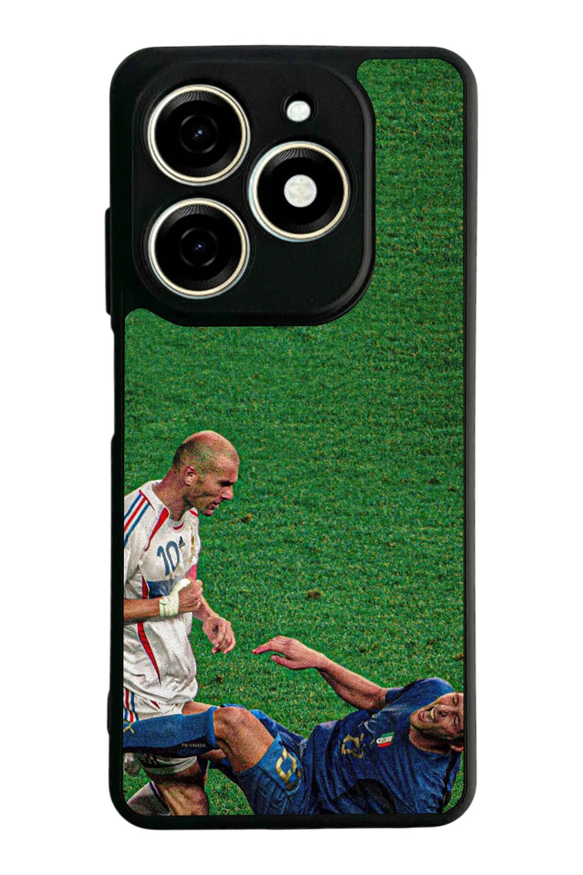 Tecno Spark 20/20C Uyumlu Zidane Tasarımlı Glossy Premium Kılıf