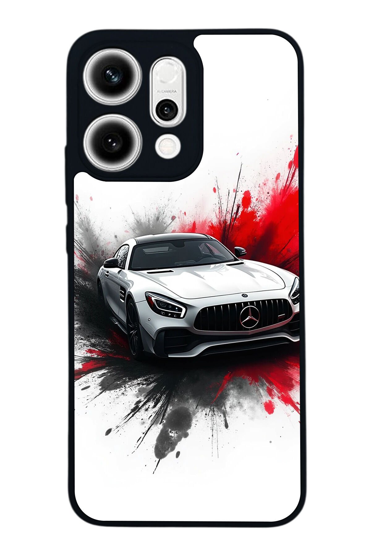 Oppo Reno 14 Uyumlu Mercedes Tasarımlı Glossy Premium Kılıf