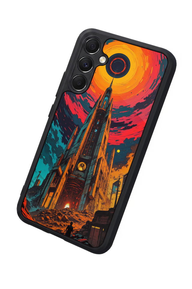 Samsung Galaxy M34 Uyumlu Abstract Tasarımlı Glossy Premium Kılıf