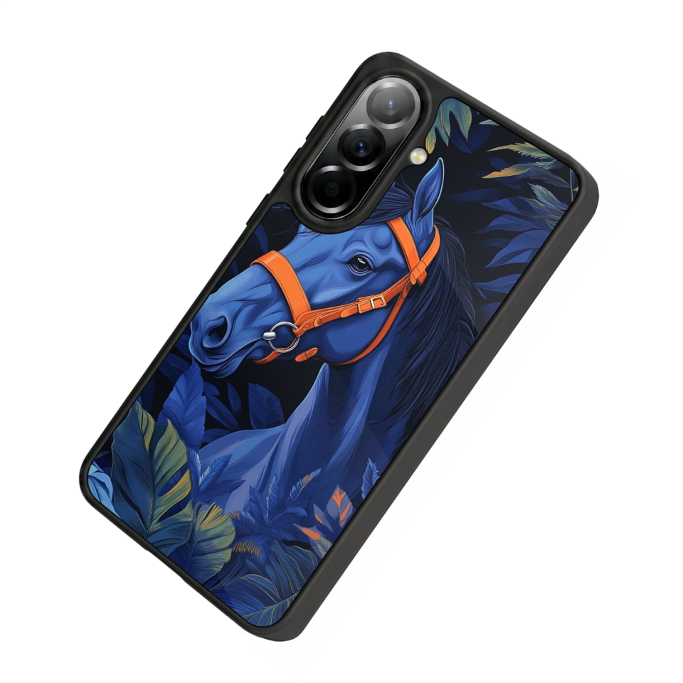 Samsung Galaxy A37 Uyumlu At Horse Tasarımlı Glossy Premium Kılıf